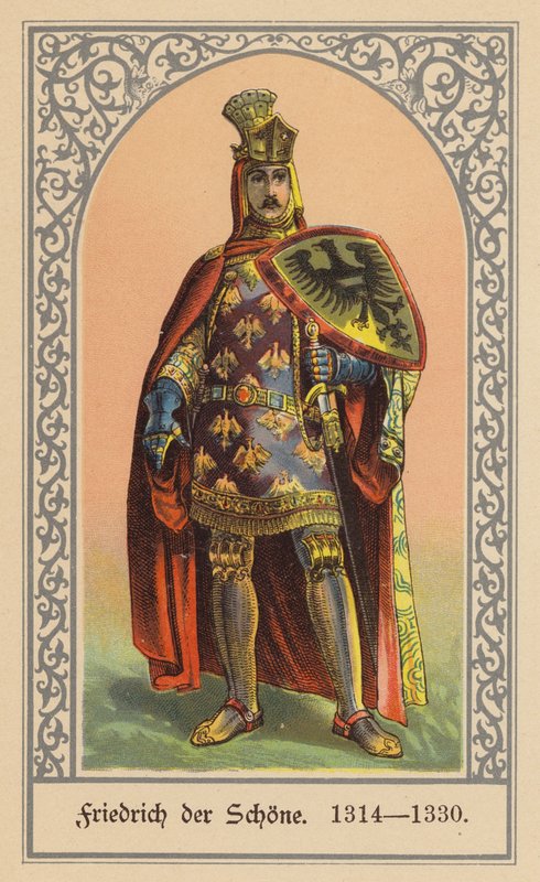 Federico il Bello, re di Germania da (after) German School