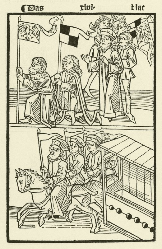 Investitura di Federico I della casa degli Hohenzollern come Margravio di Brandeburgo da (after) German School