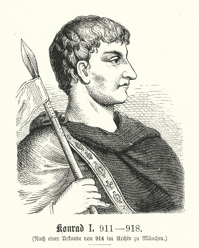 Conrado I, 881-918 da (after) German School