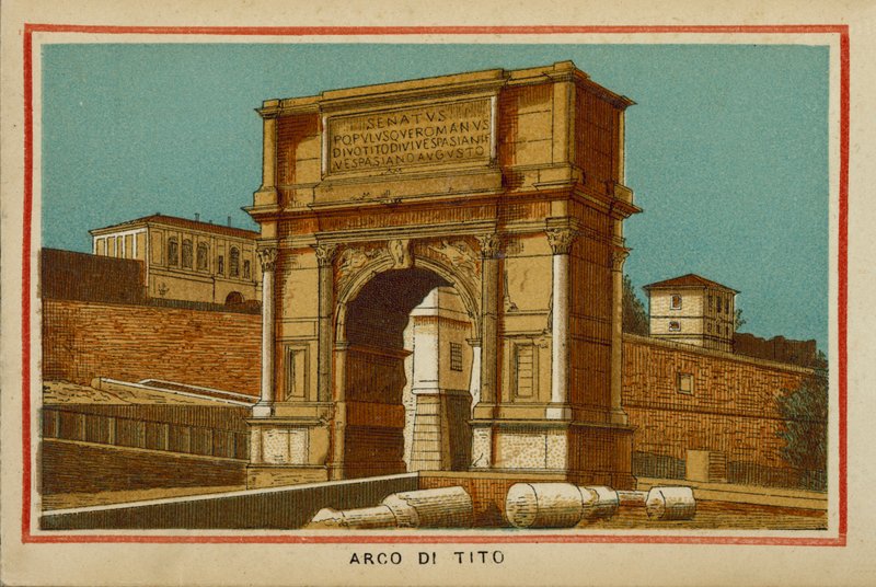 Roma: Arco di Tito da (after) Italian School