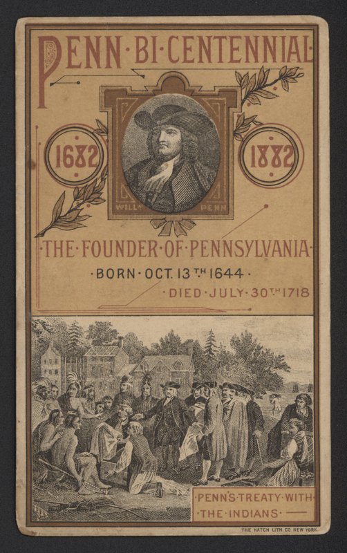 Bicentenario della fondazione della Pennsylvania, 1882 da American School