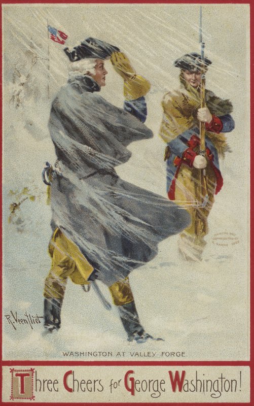 George Washington a Valley Forge da American School