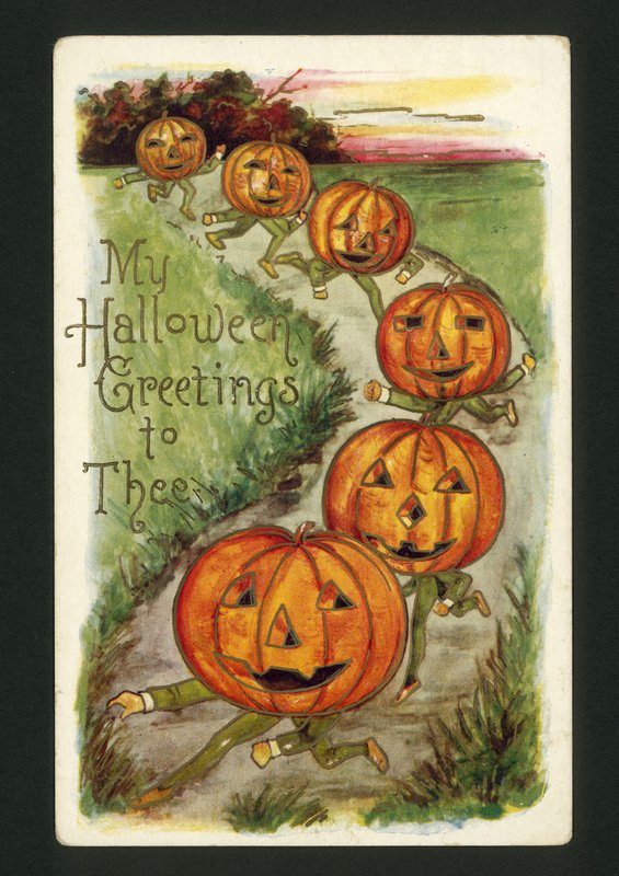 Cartolina di Halloween da American School