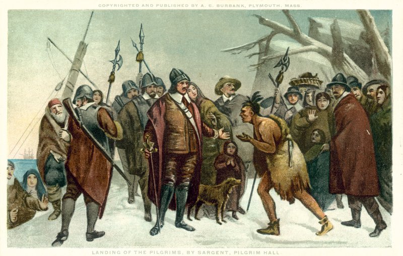 Lo sbarco dei Padri Pellegrini da American School