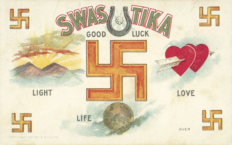 Swastika, Emblema di Buona Fortuna da American School