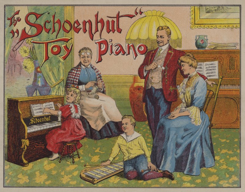 Il pianoforte giocattolo Schoenhut da American School