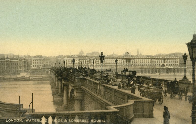 Londra, Ponte di Waterloo, Somerset House da English Photographer