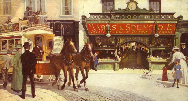 Un nuovo tipo di vetrina con finestre da aprire o chiudere, 1905 da English School