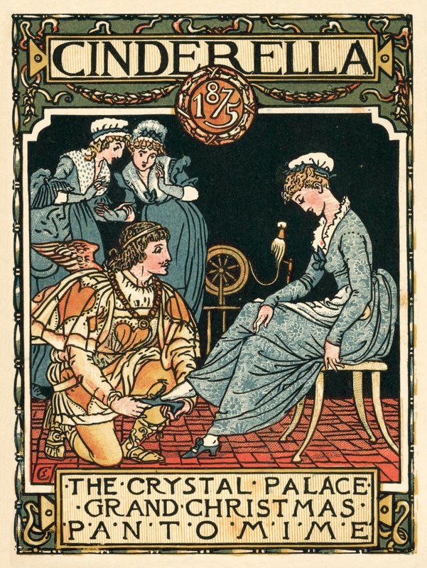 Cenerentola, Gran Pantomima di Natale al Crystal Palace, 1875 da English School