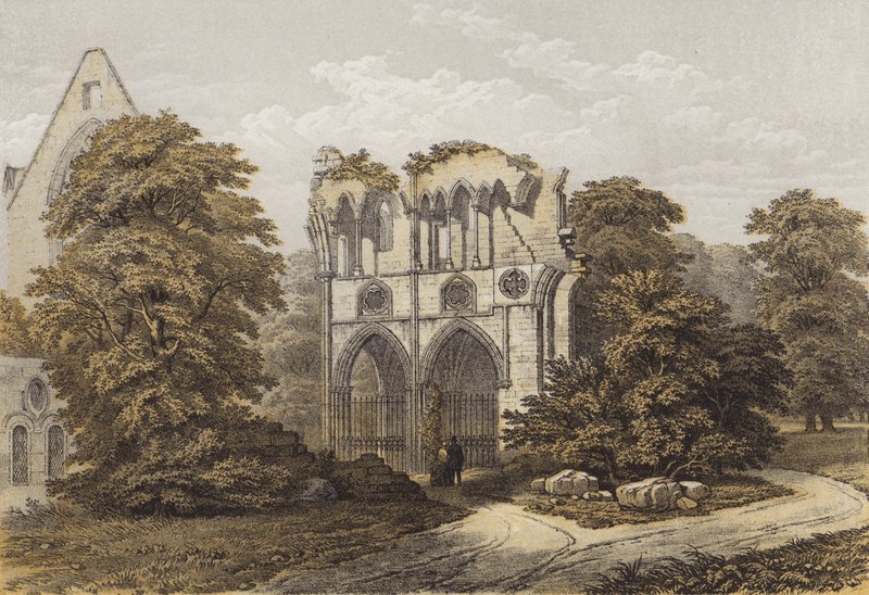 Abbazia di Dryburgh da English School