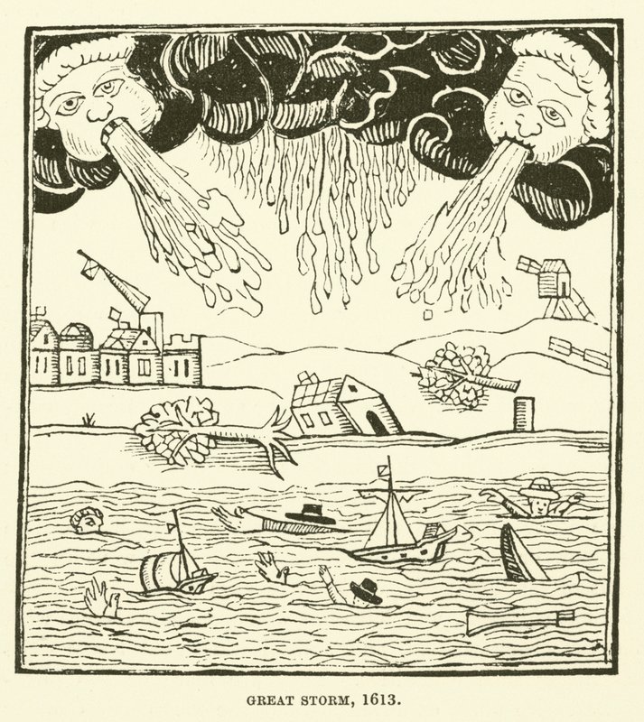 Grande tempesta, 1613 da English School