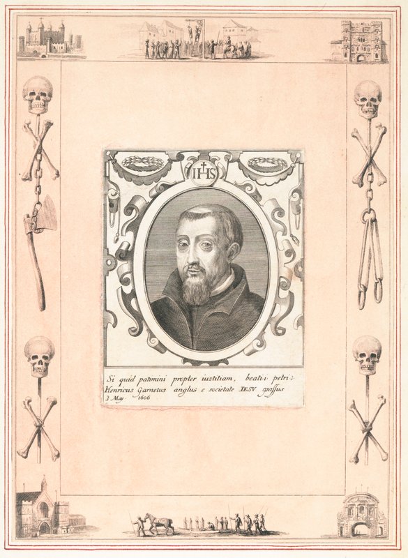 Henry Garnet, giustiziato per la Congiura delle Polveri, 3 maggio 1606 da English School