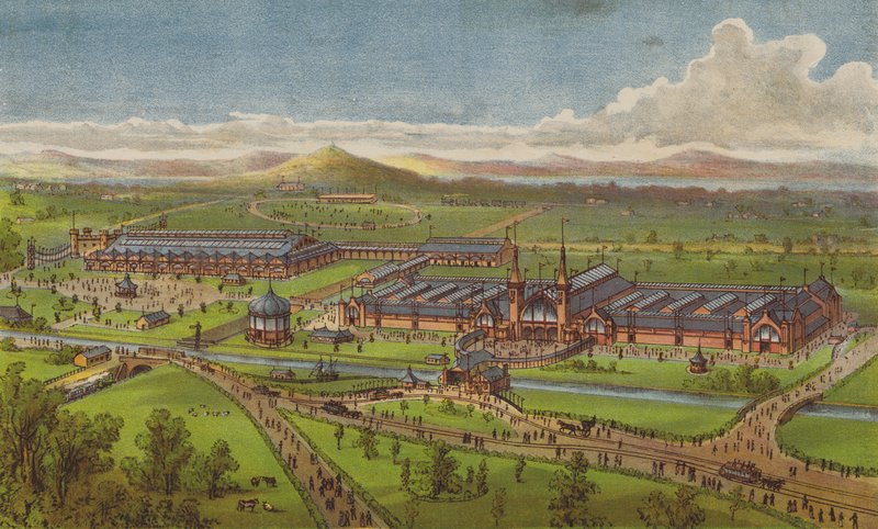 Esposizione Internazionale, Edimburgo, 1890, inaugurata giovedì 1 maggio da SAR il Duca di Edimburgo, KG da English School