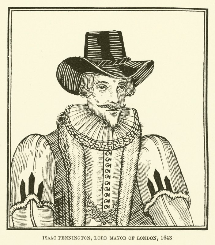 Isaac Pennington, sindaco di Londra, 1643 da English School