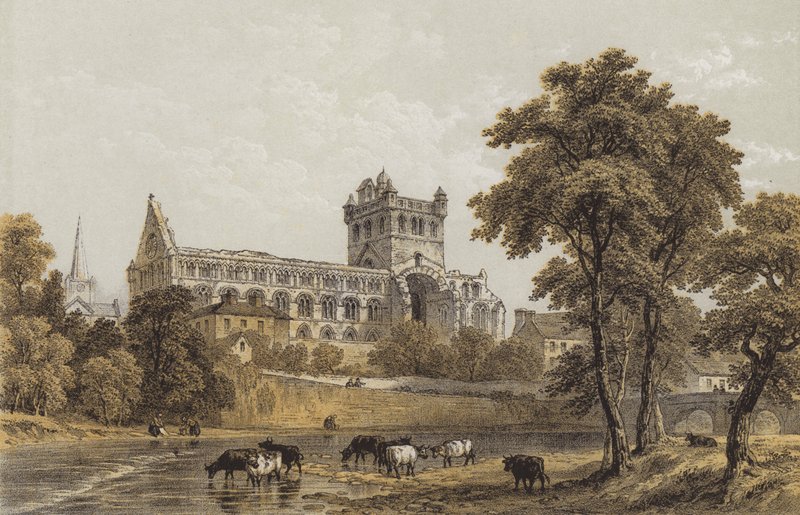 Abbazia di Jedburgh da English School