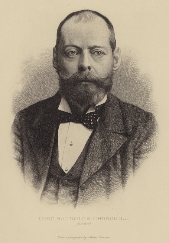 Lord Randolph Churchill, morto nel 1895 da English School