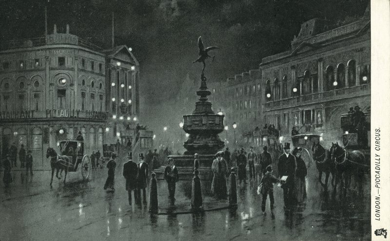Fontana commemorativa di Shaftesbury, Piccadilly Circus da English School