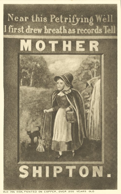 Insegna della Mother Shipton Inn, Knaresborough, Yorkshire da English School