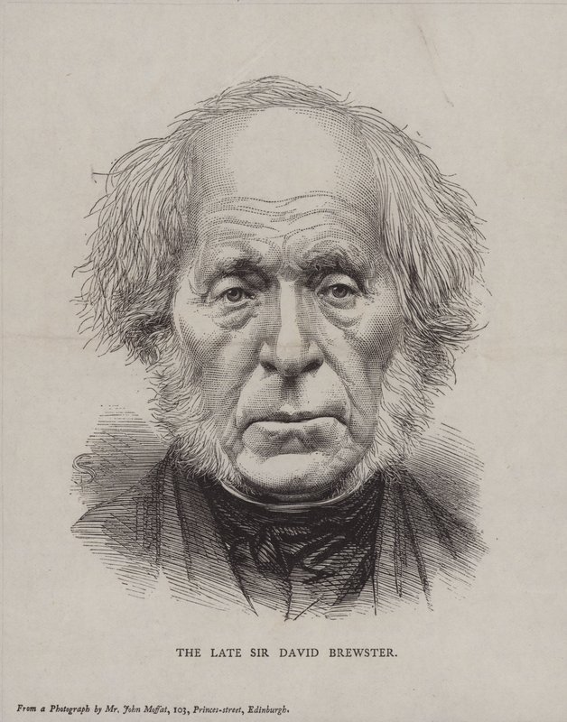 Sir David Brewster, fisico, matematico e astronomo scozzese da English School