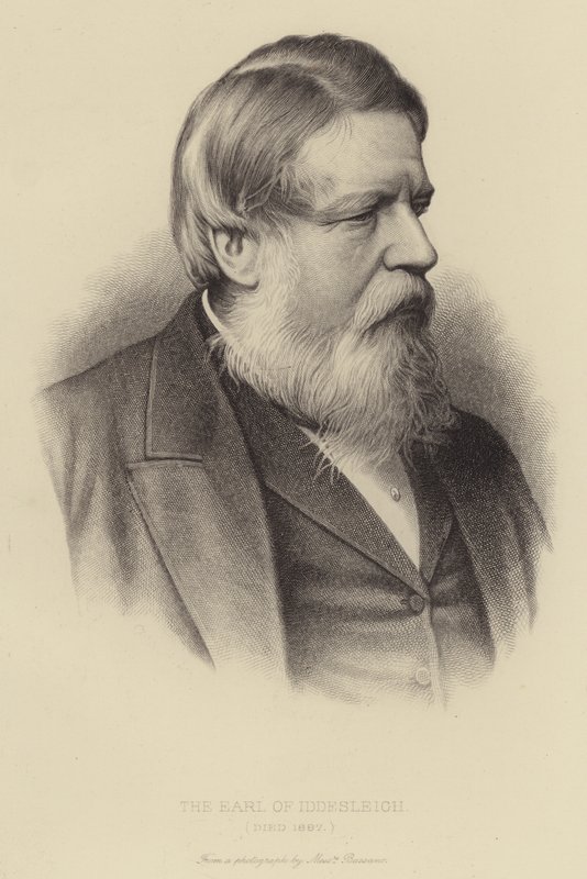 Il conte di Iddesleigh, morto nel 1887 da English School