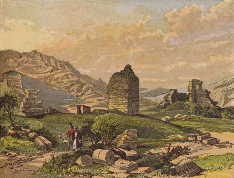 Le rovine del Tempio di Diana, Efeso da English School
