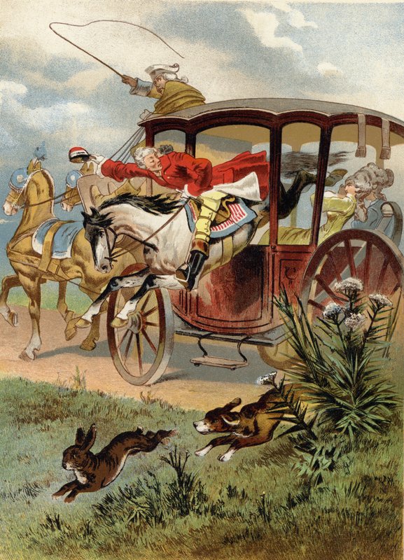 Illustrazione per Le avventure del barone di Münchhausen da European School