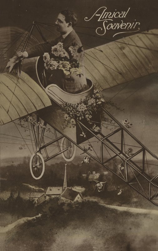Aereo pieno di fiori da French Photographer