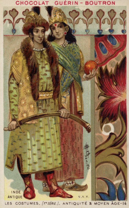 Costumi indiani antichi da French School