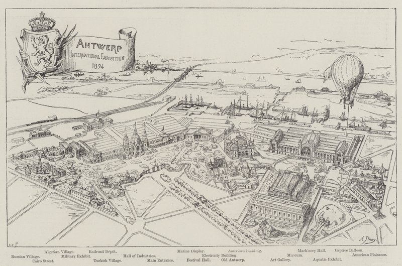 Esposizione Internazionale di Anversa, 1894 da French School