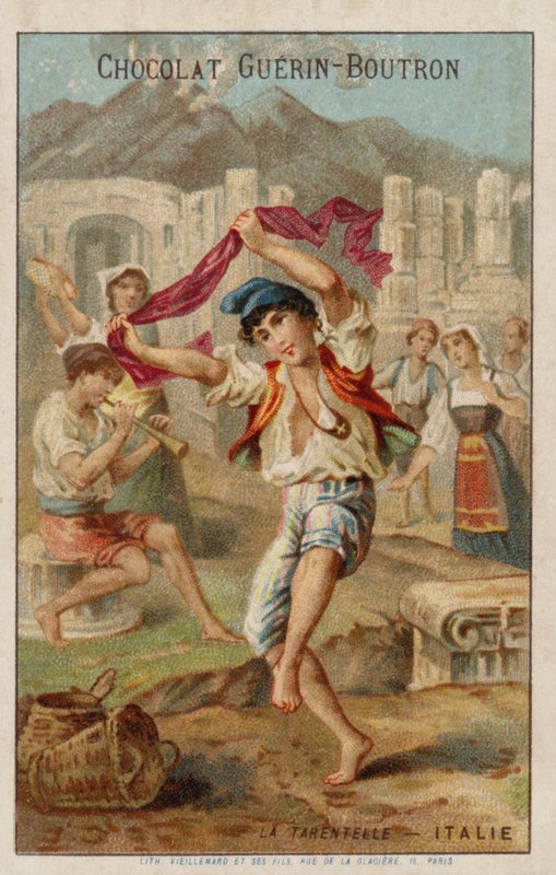 Danza della tarantella, Italia da French School