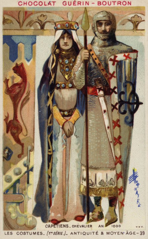 Costumi capetingi francesi, 1000 da French School