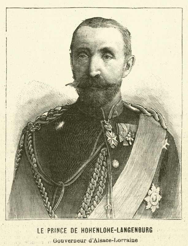 Hermann, Principe di Hohenlohe-Langenburg, Governatore tedesco dell