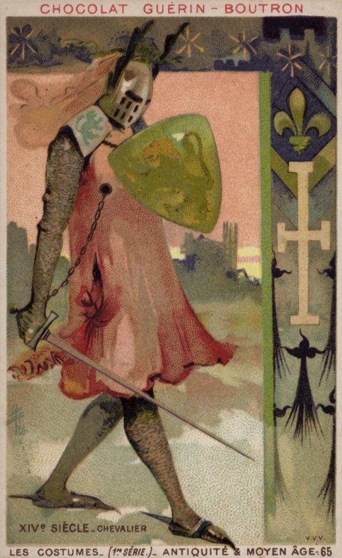 Cavaliere, XIV secolo da French School
