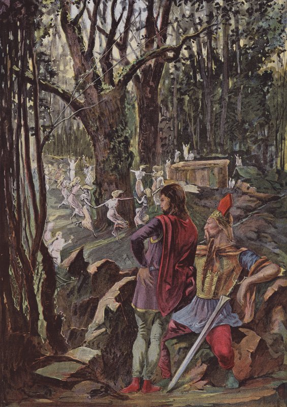 Le danze sacre delle druidesse da French School