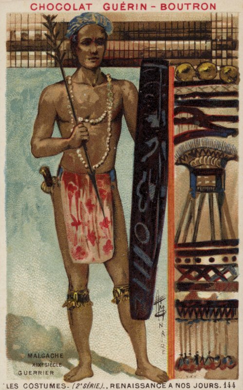 Guerriero del Madagascar, XIX secolo da French School