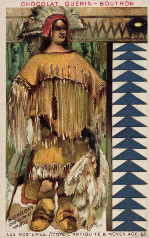 Capo guerriero indiano messicano, XIV secolo da French School