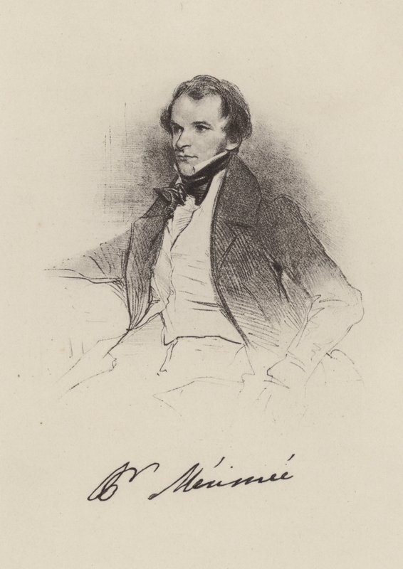 Prosper Mérimée, romanziere e scrittore di racconti francese da French School