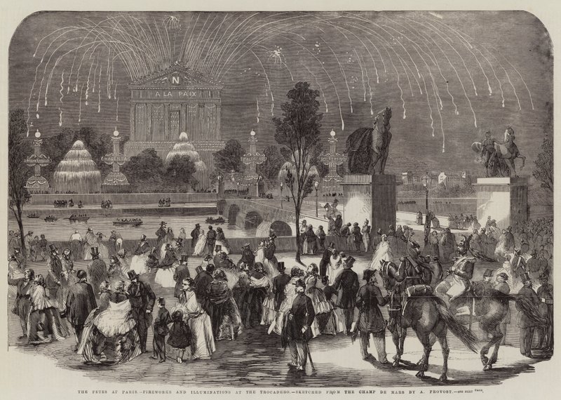 Le feste a Parigi, fuochi d