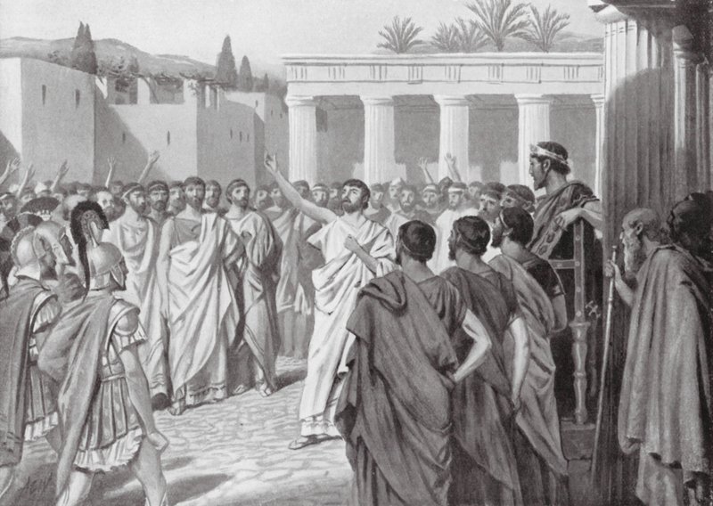 Congresso degli Stati del Peloponneso a Sparta, 432 a.C. da A.C. Weatherstone