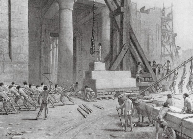 Artigiani Fenici che Costruiscono un Tempio per Salomone da A.C. Weatherstone