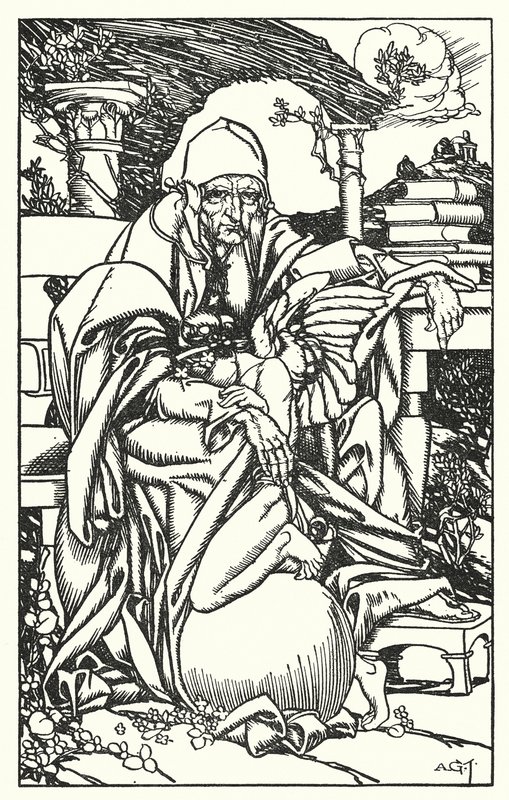 Illustrazione per In Memoriam di Tennyson da A. Garth Jones