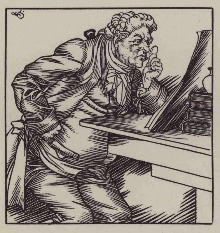 Illustrazione per The Essays of Elia di Charles Lamb da A. Garth Jones