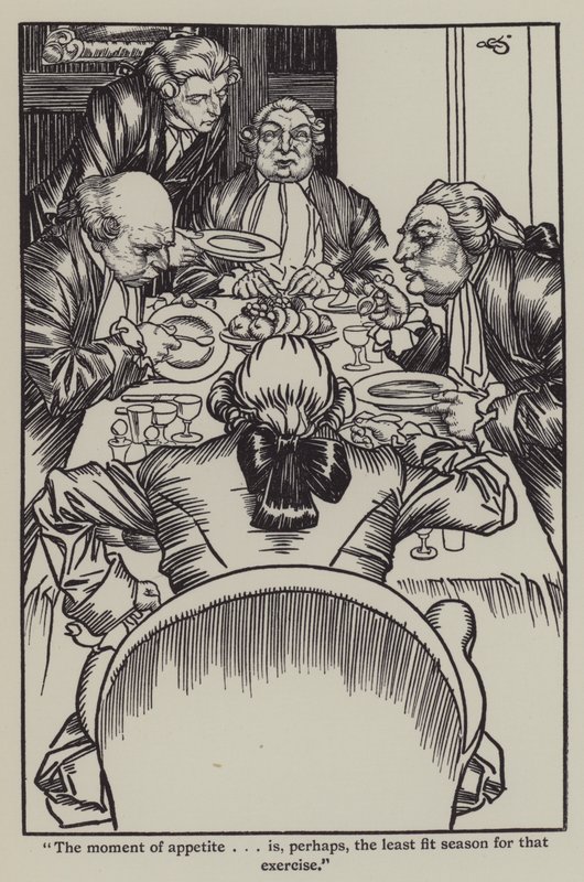 Illustrazione per The Essays of Elia di Charles Lamb da A. Garth Jones