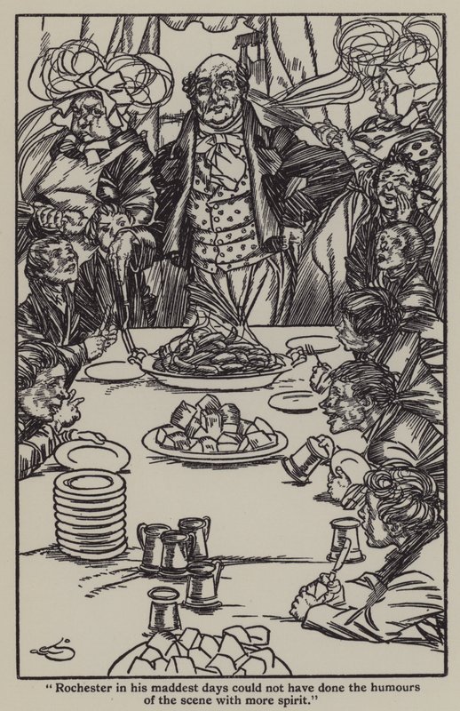 Illustrazione per The Essays of Elia di Charles Lamb da A. Garth Jones
