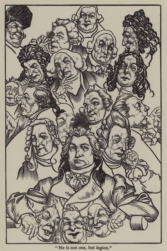 Illustrazione per The Essays of Elia di Charles Lamb da A. Garth Jones