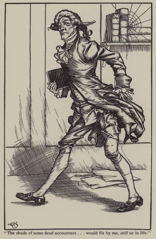 Illustrazione per The Essays of Elia di Charles Lamb da A. Garth Jones