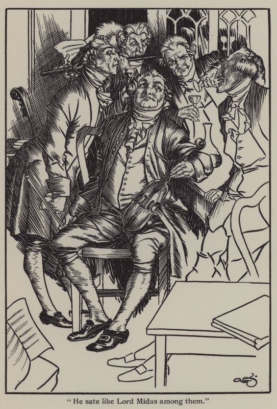 Illustrazione per The Essays of Elia di Charles Lamb da A. Garth Jones