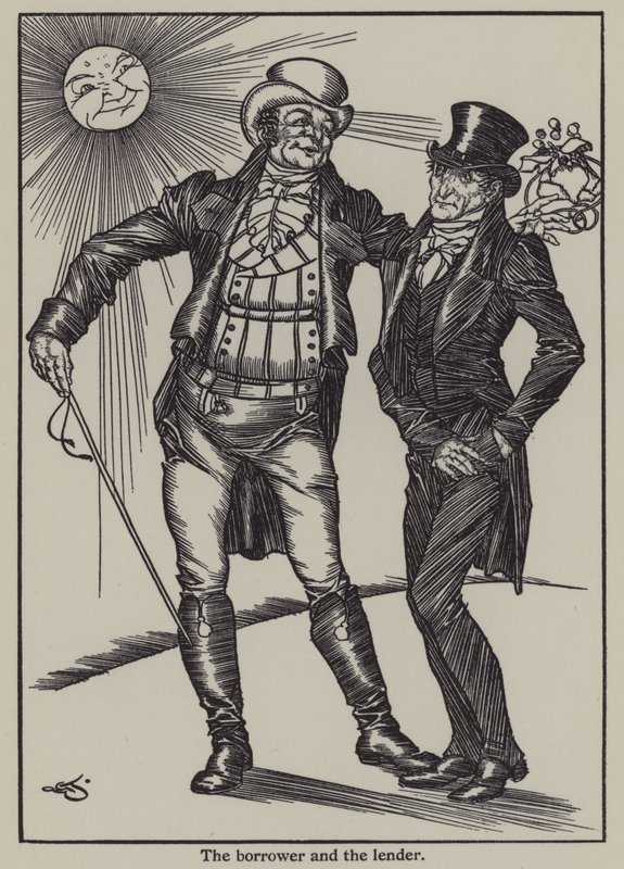 Illustrazione per The Essays of Elia di Charles Lamb da A. Garth Jones