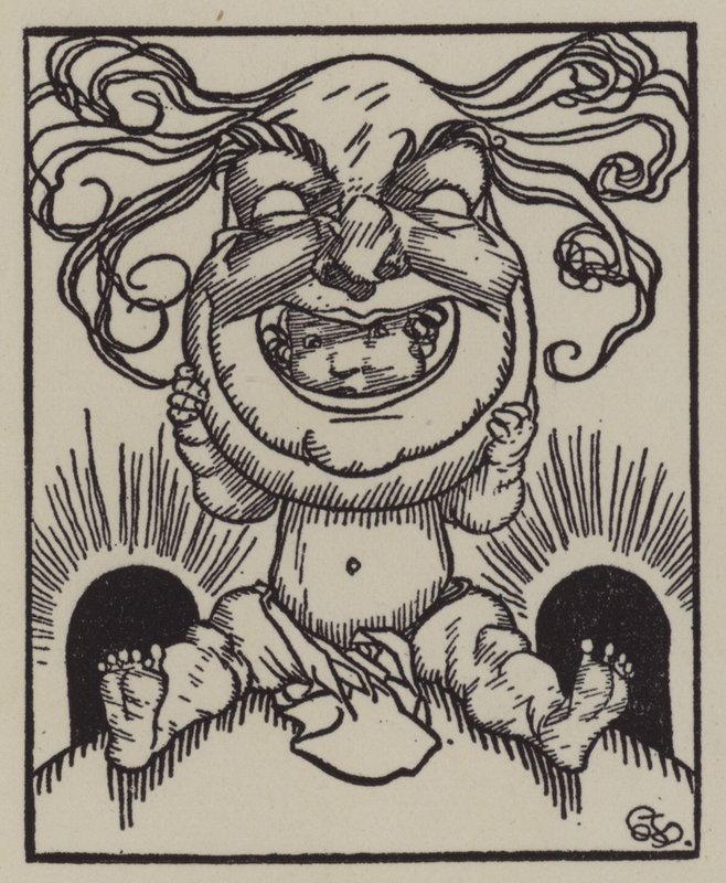 Illustrazione per The Essays of Elia di Charles Lamb da A. Garth Jones