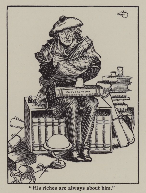 Illustrazione per The Essays of Elia di Charles Lamb da A. Garth Jones